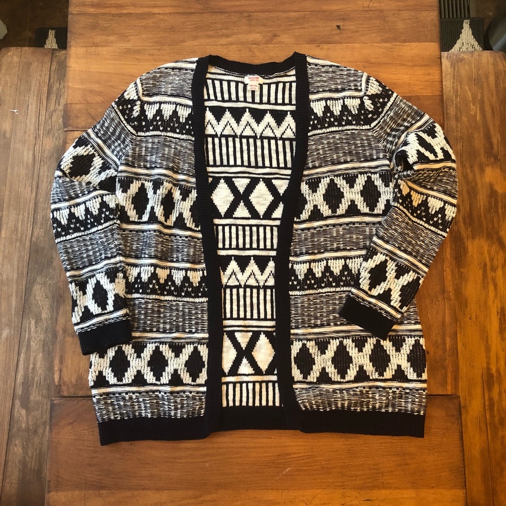 Open front cardigan